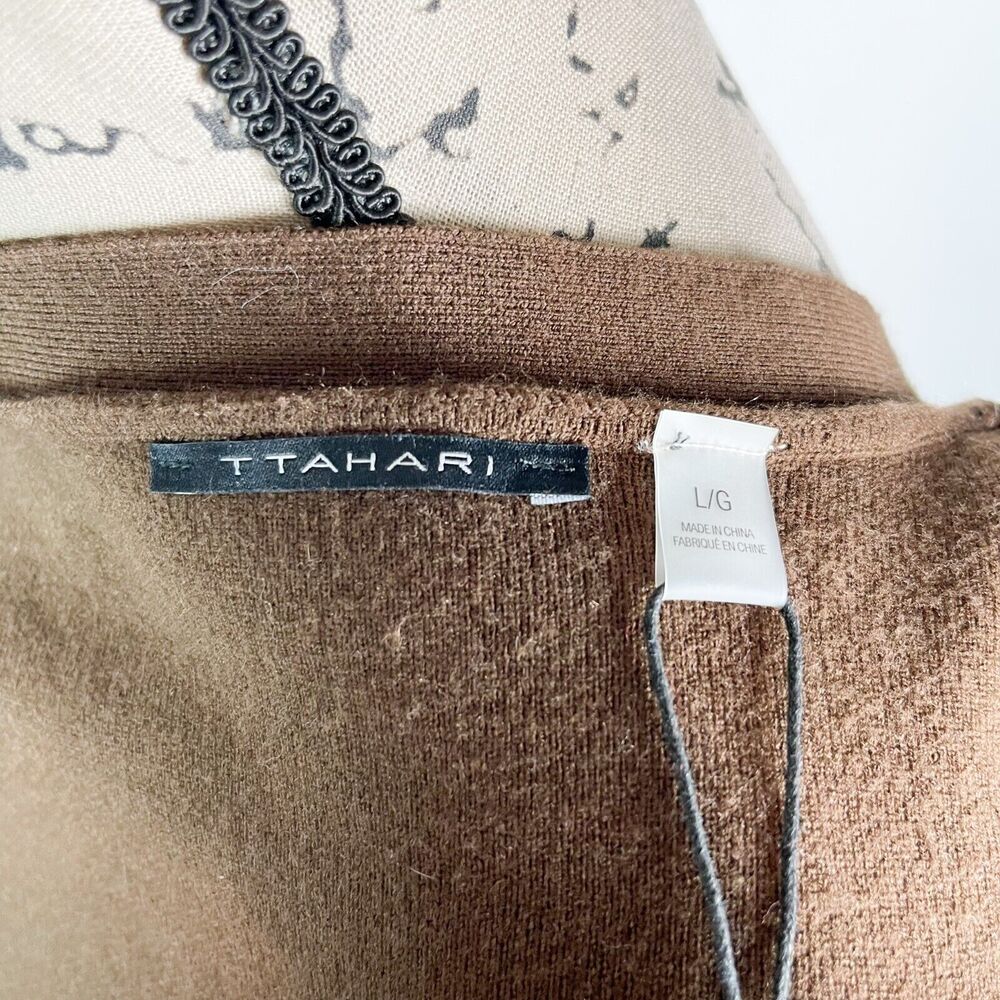 Tahari Brown Cardigan Sweater - Picture 4 of 4